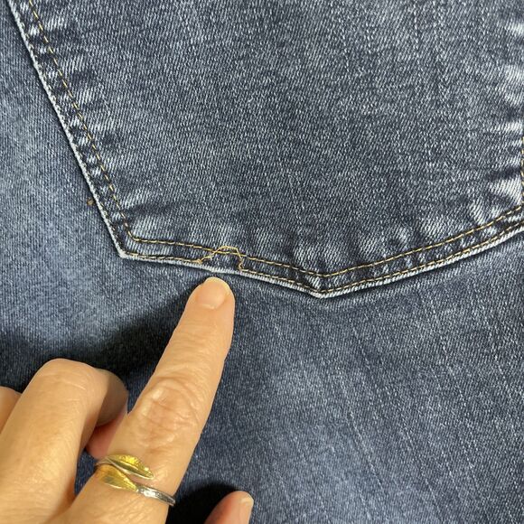 Madewell Jeans 10" High Rise Skinny Women's Size 28 EUC Medium Wash Stretch - Picture 5 of 8